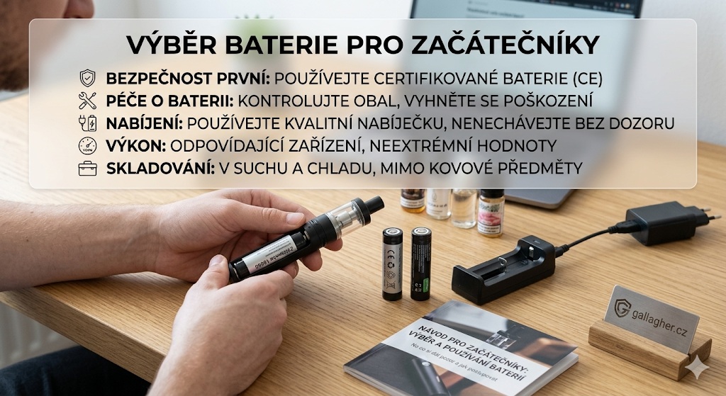 Výběr baterie pro začátečníky